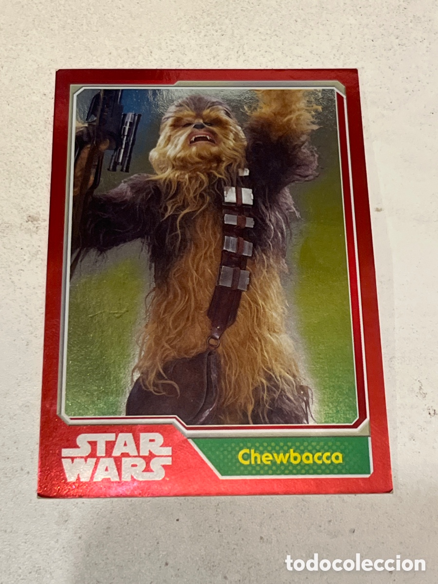 Trading Cards: Cromo Star Wars Topps El Despertar de la Fuerza N&deg;187 Chewbacca