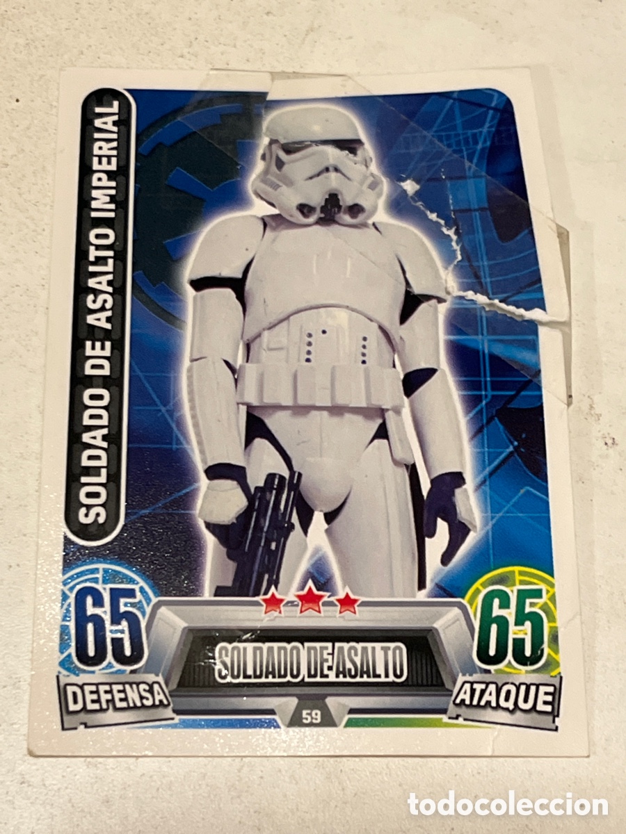 Trading Cards: Cromo Star Wars Topps Force Attax Trading Card N&deg;59 Soldado de Asalto Imperial