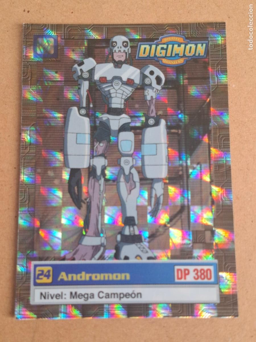 Trading Cards: DIGIMON BANDAI 1999 - TRADING CARD #24 ANDROMON - HOLOGR&Aacute;FICA - U1 DE 8