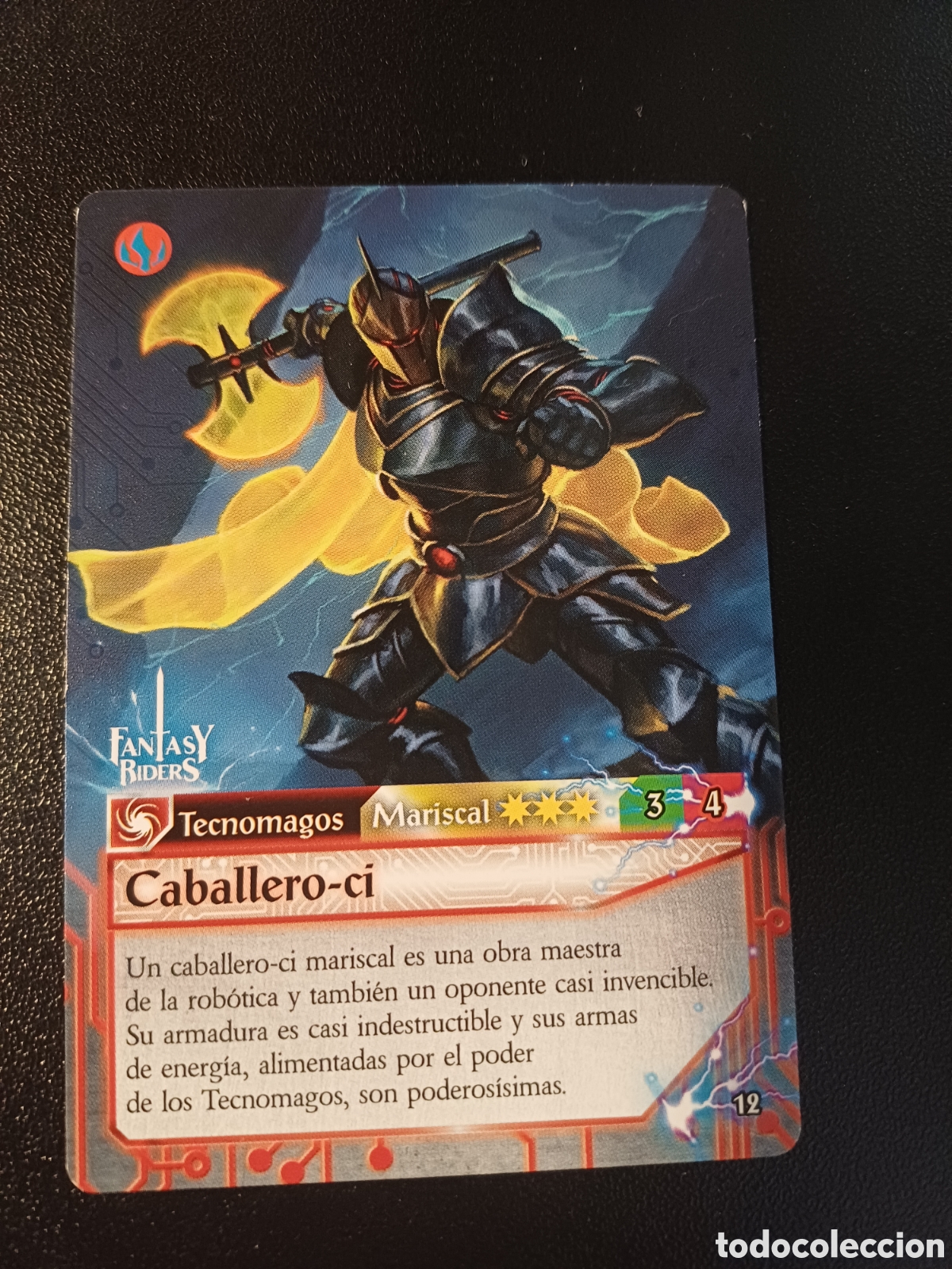 Cartas Colecion&aacute;veis: #012 CABALLERO-CI MARISCAL PANINI FANTASY RIDER 2018