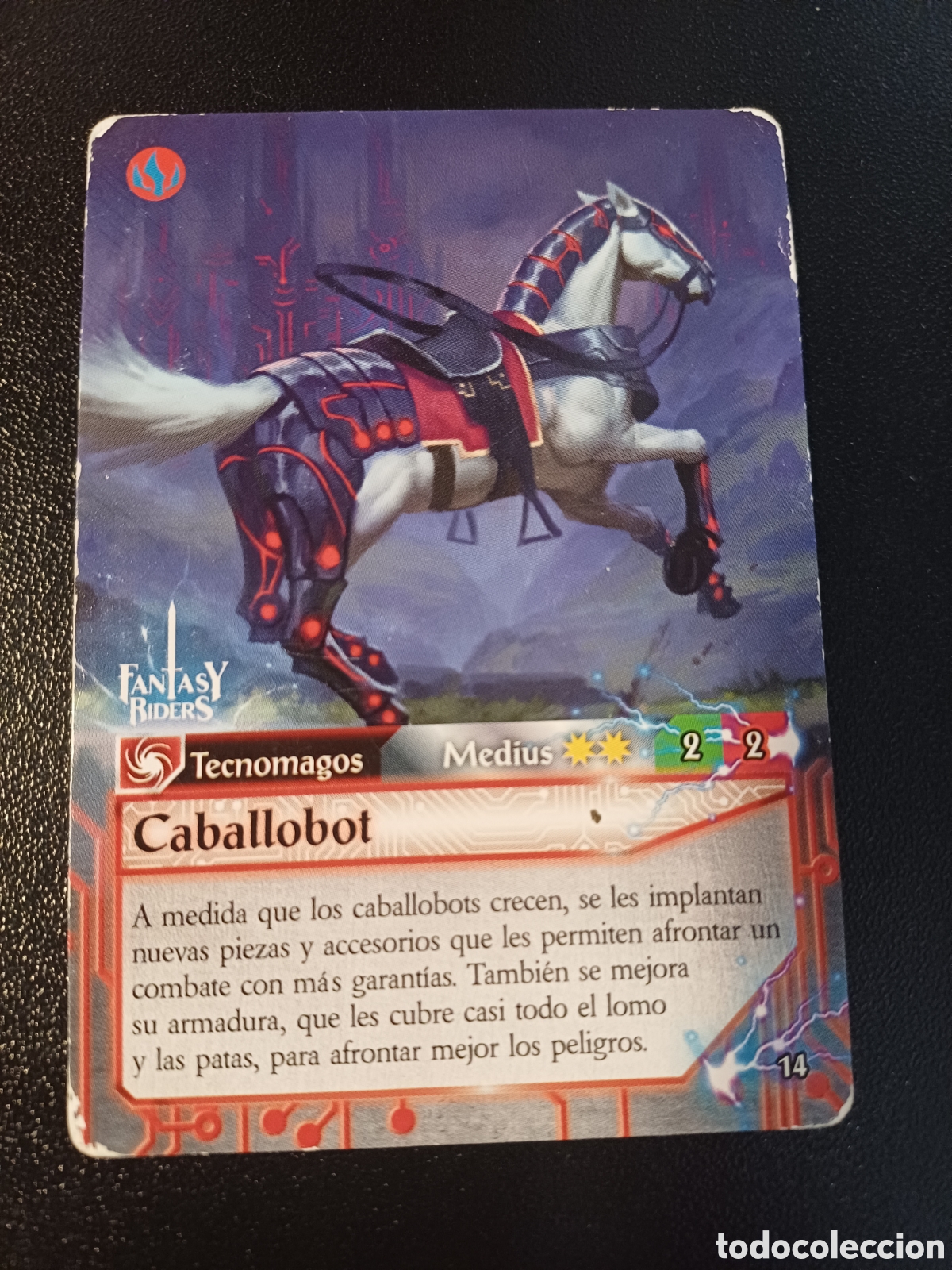 Trading cards: #014 CABALLOBOT MEDIUS PANINI FANTASY RIDER 2018