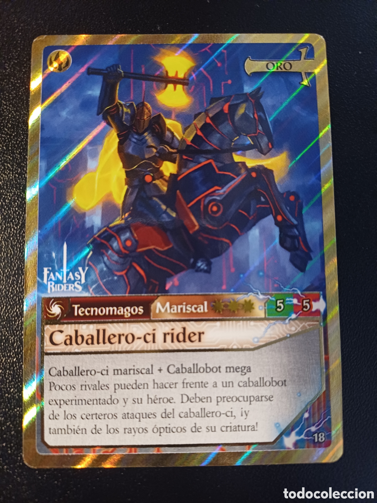Cartes &agrave; &Eacute;changer: #018 CABALLERO-CI RIDER ORO PANINI FANTASY RIDER 2018