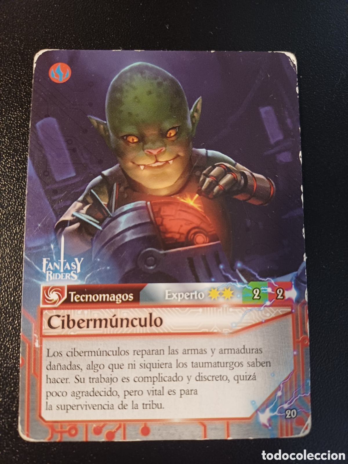 Cartes &agrave; &Eacute;changer: #020 CIBERMUNCULO EXPERTO PANINI FANTASY RIDER 2018
