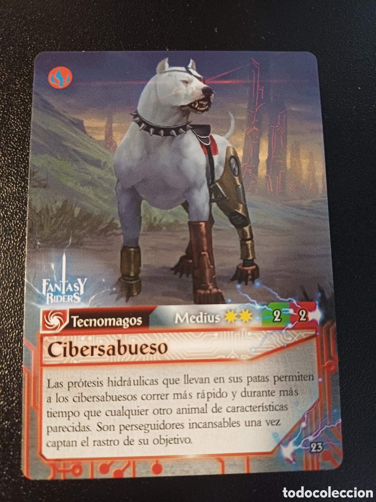 Trading Cards: #023 CIBERSABUESO MEDIUS PANINI FANTASY RIDER 2018