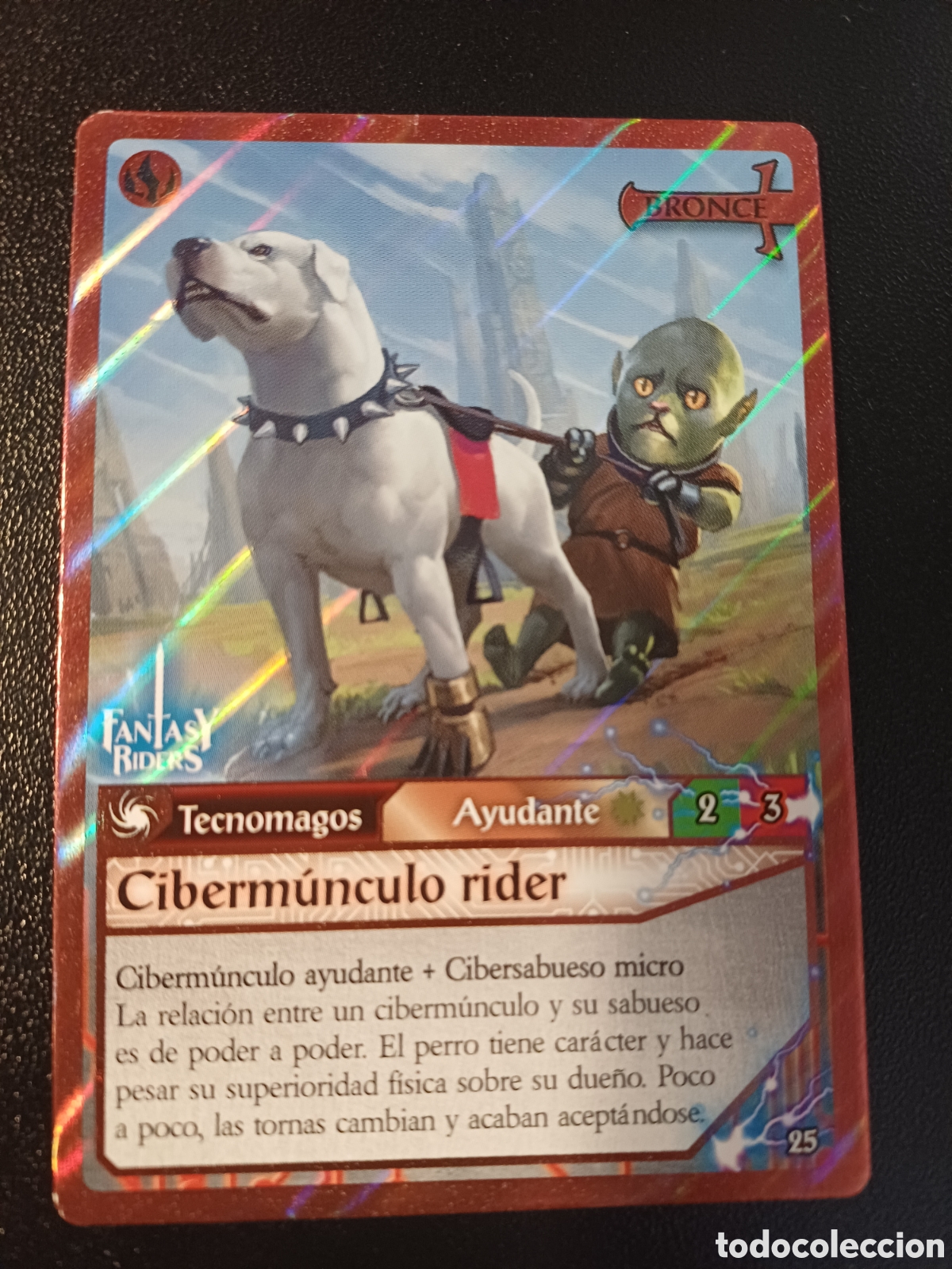 Trading Cards: #025 CIBERMUNCULO RIDER PANINI FANTASY RIDER 2018