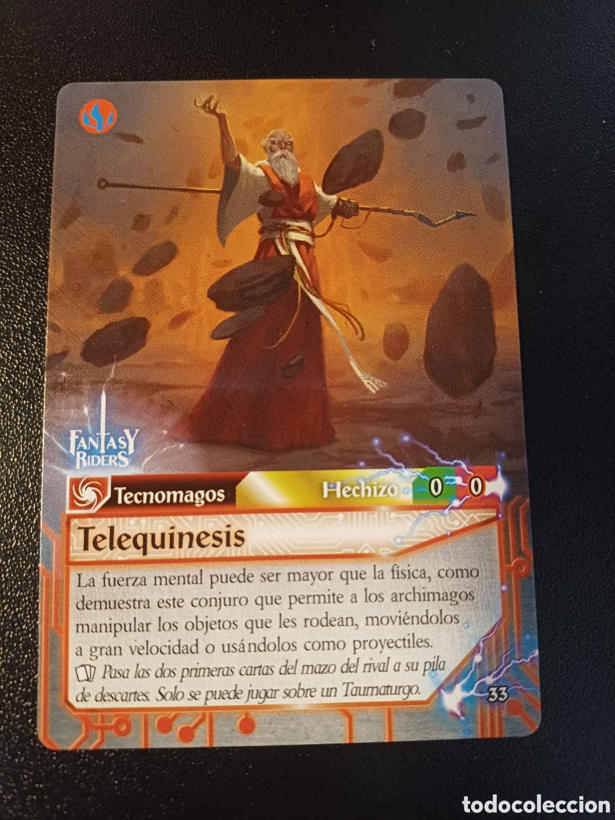 Trading Cards: #033 TELEQUINESIS PANINI FANTASY RIDER 2018