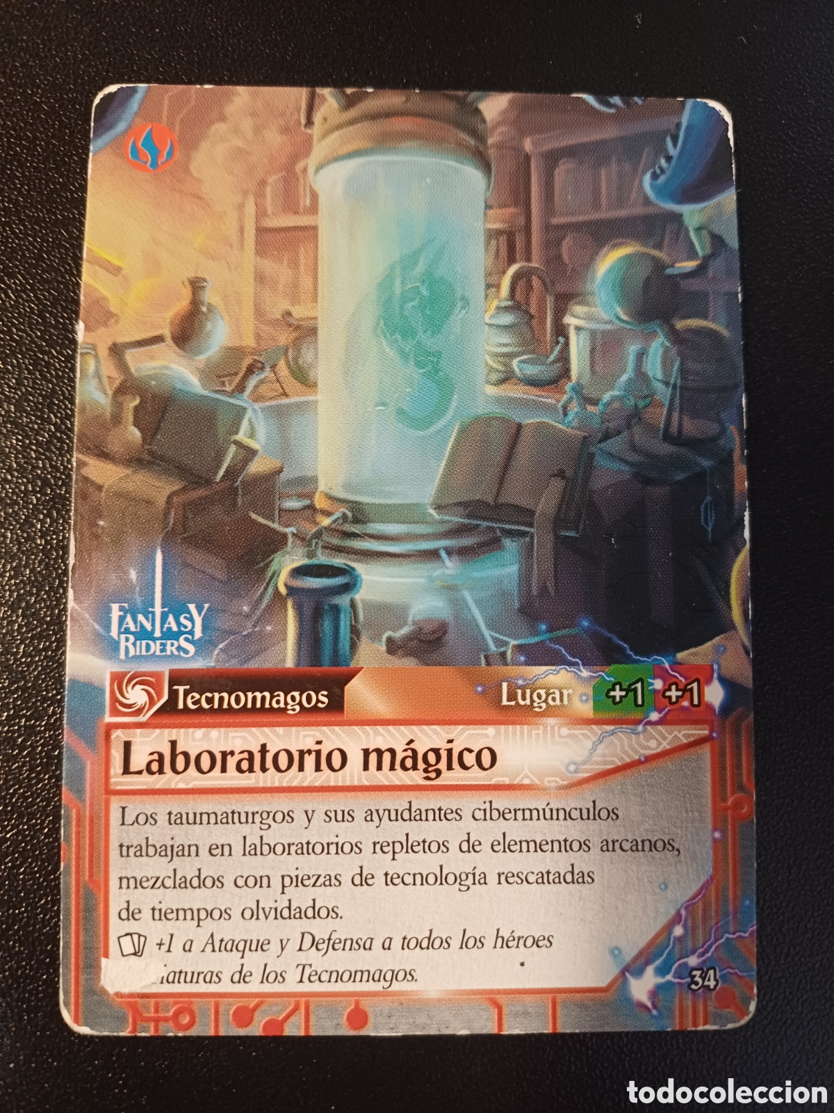 Trading Cards: #034 LABORATORIO MAGICO PANINI FANTASY RIDER 2018