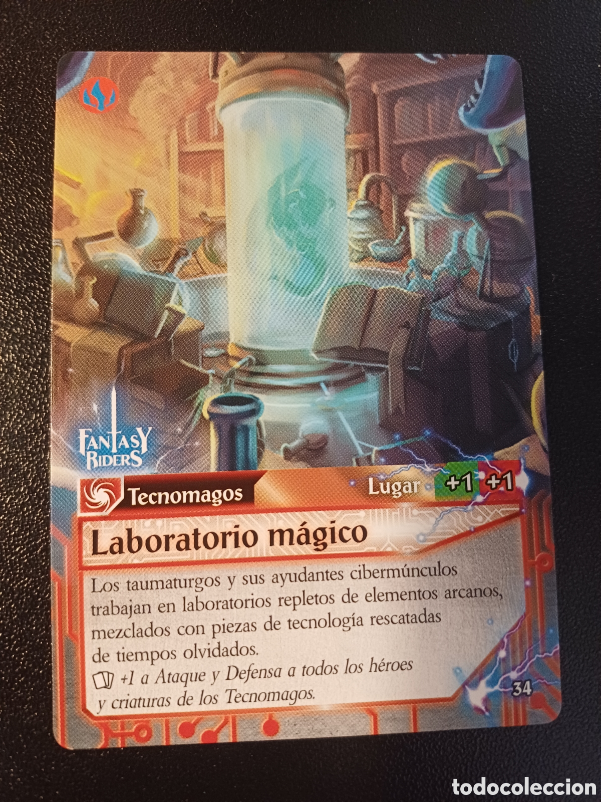Trading Cards: #034 LABORATORIO MAGICO PANINI FANTASY RIDER 2018