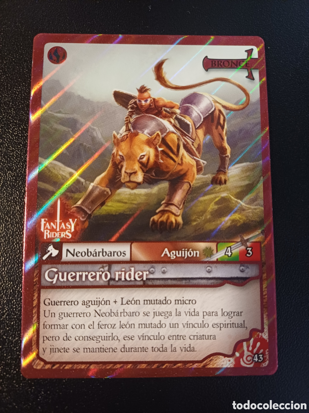 Cartes &agrave; &Eacute;changer: #043 GUERRERO RIDER PANINI FANTASY RIDER 2018