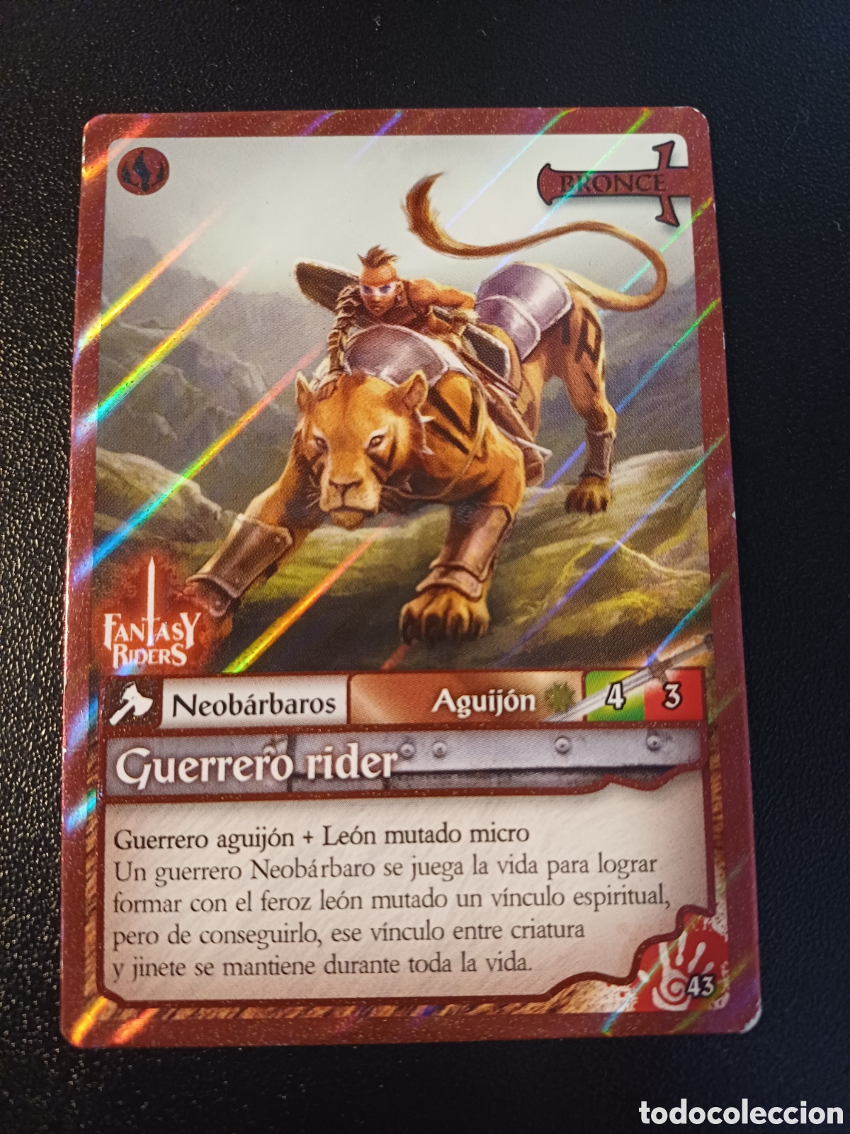 Cartes &agrave; &Eacute;changer: #043 GUERRERO RIDER PANINI FANTASY RIDER 2018