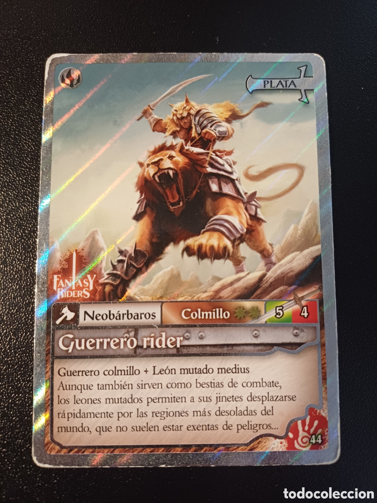 Trading Cards: #044 GUERRERO RIDER PLATA PANINI FANTASY RIDER 2018