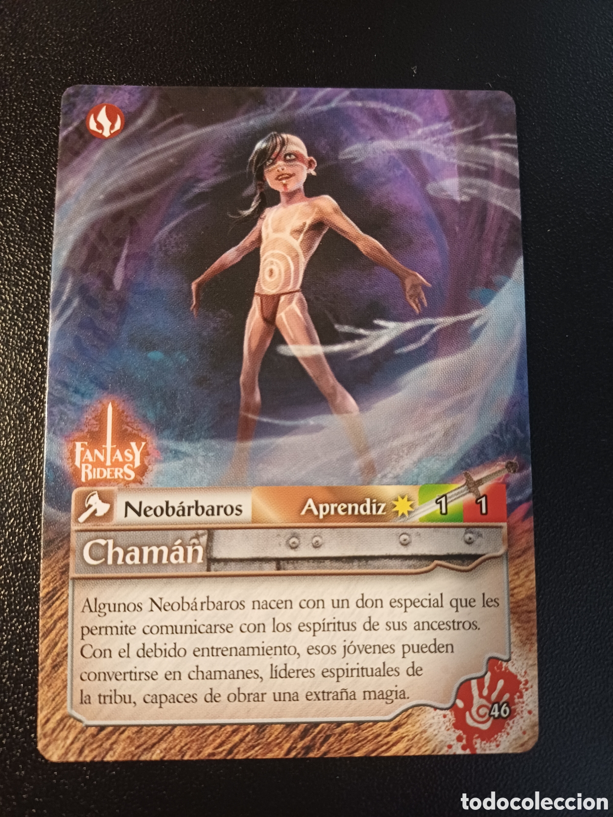 Cartas Colecion&aacute;veis: #046 CHAMAN PANINI FANTASY RIDER 2018