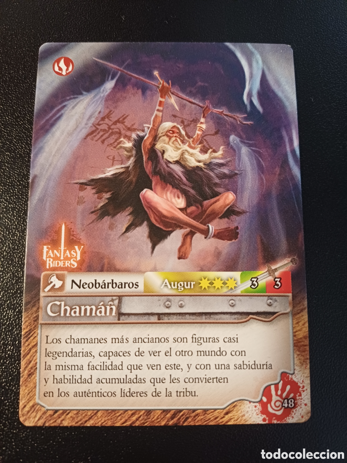 Cartas Colecion&aacute;veis: #048 CHAMAN PANINI FANTASY RIDER 2018