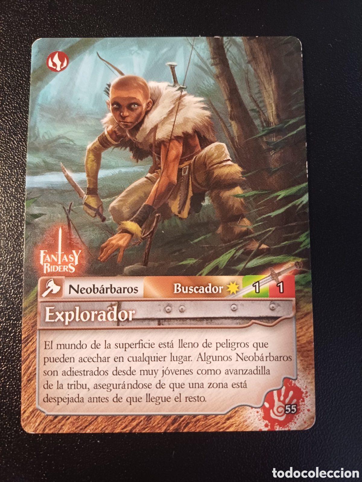 Cartas Colecion&aacute;veis: #055 EXPLORADOR PANINI FANTASY RIDER 2018