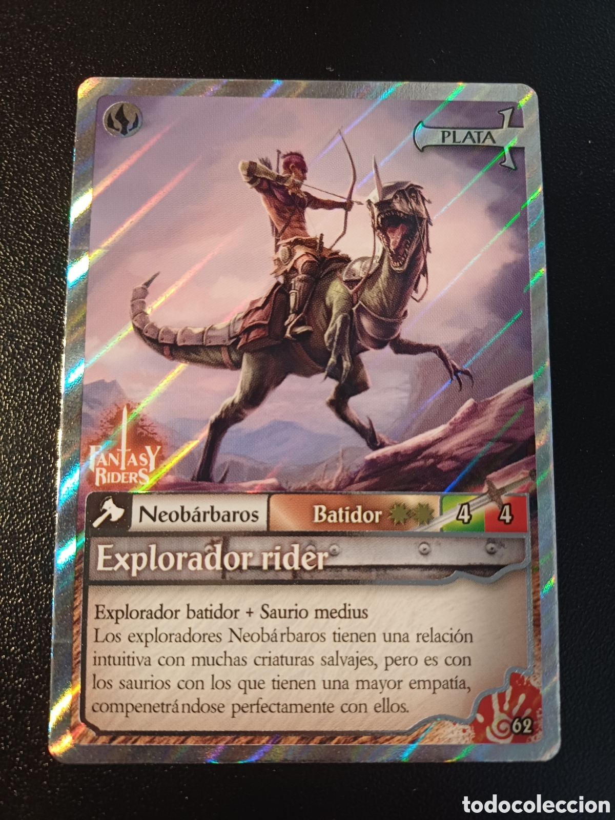 Cartes &agrave; &Eacute;changer: #062 EXPLORADOR RIDER PLATA PANINI FANTASY RIDER 2018