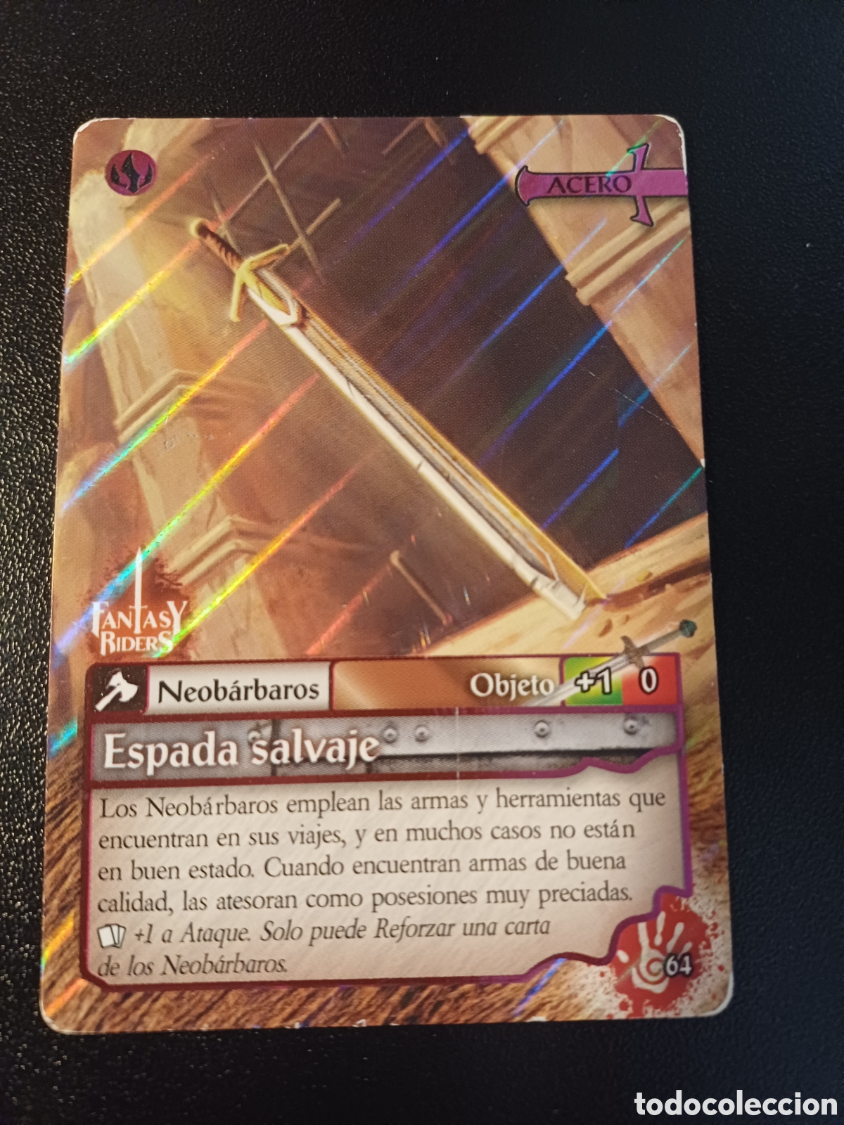Cartes &agrave; &Eacute;changer: #064 ESPADA SALVAJE PANINI FANTASY RIDER 2018