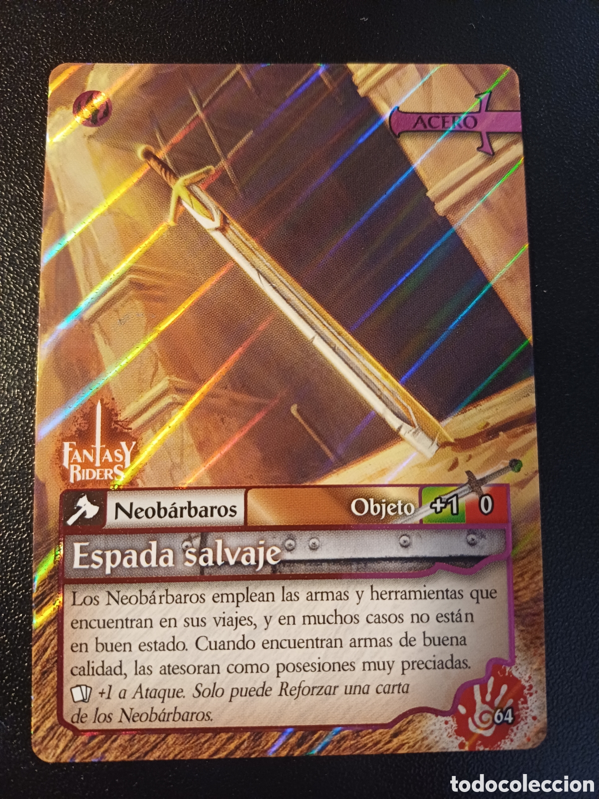 Cartes &agrave; &Eacute;changer: #064 ESPADA SALVAJE PANINI FANTASY RIDER 2018