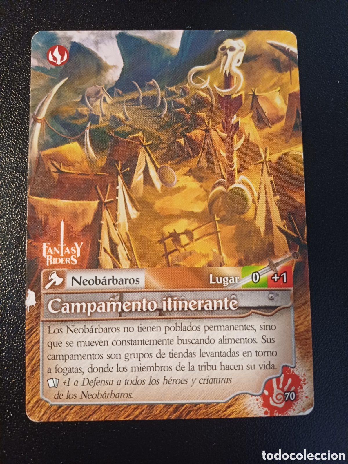 Cartes &agrave; &Eacute;changer: #070 CAMPAMENTO ITINERANTE PANINI FANTASY RIDER 2018