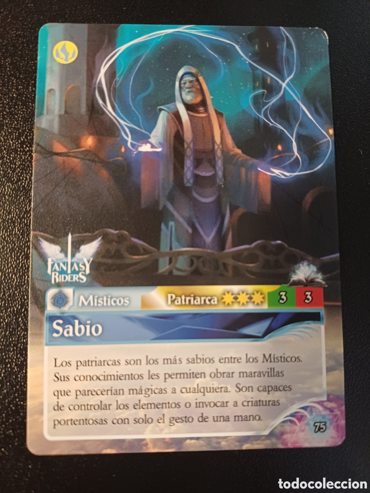 Figurine Collezionabili: #075 SABIO PATRIARCA PANINI FANTASY RIDER 2018