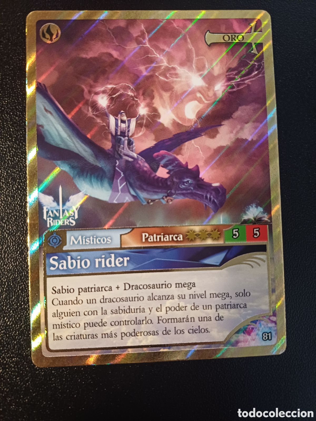 Cartes &agrave; &Eacute;changer: #081 SABIO RIDER ORO PANINI FANTASY RIDER 2018