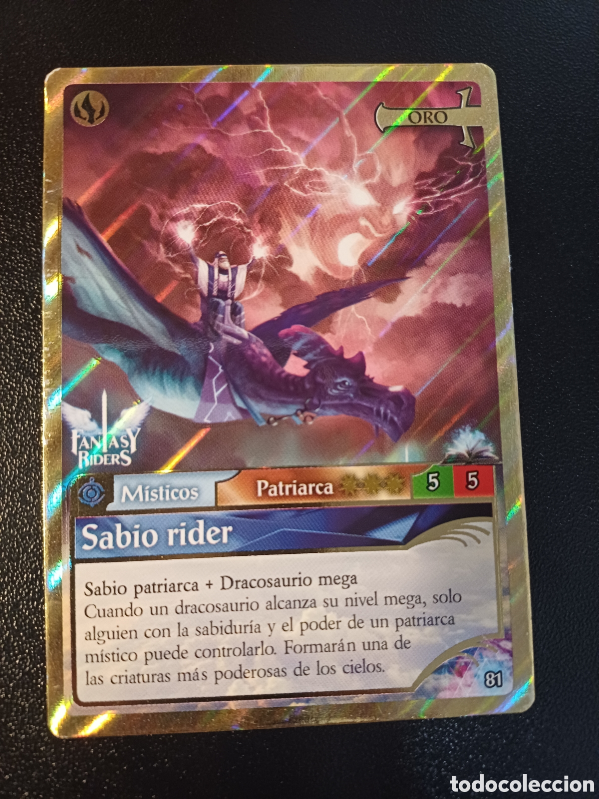 Figurine Collezionabili: #081 SABIO RIDER ORO PANINI FANTASY RIDER 2018