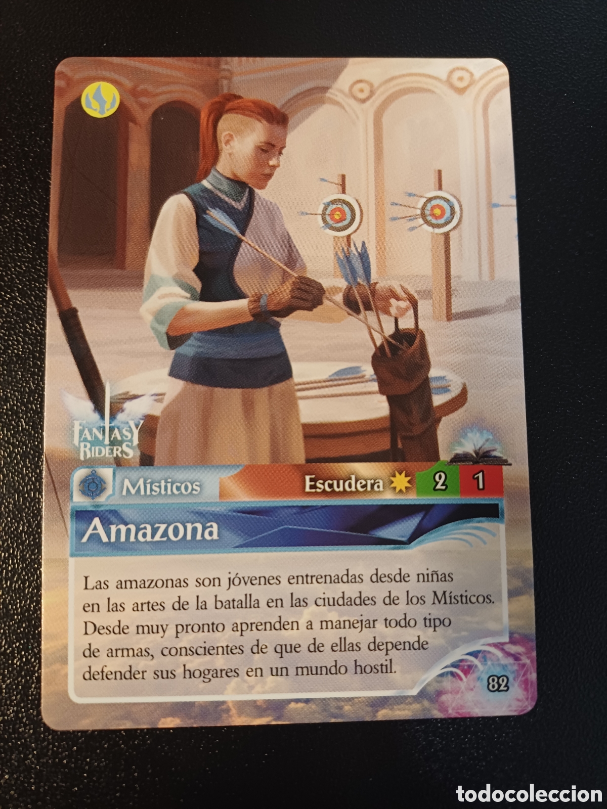 Cartes &agrave; &Eacute;changer: #082 AMAZONA PANINI FANTASY RIDER 2018