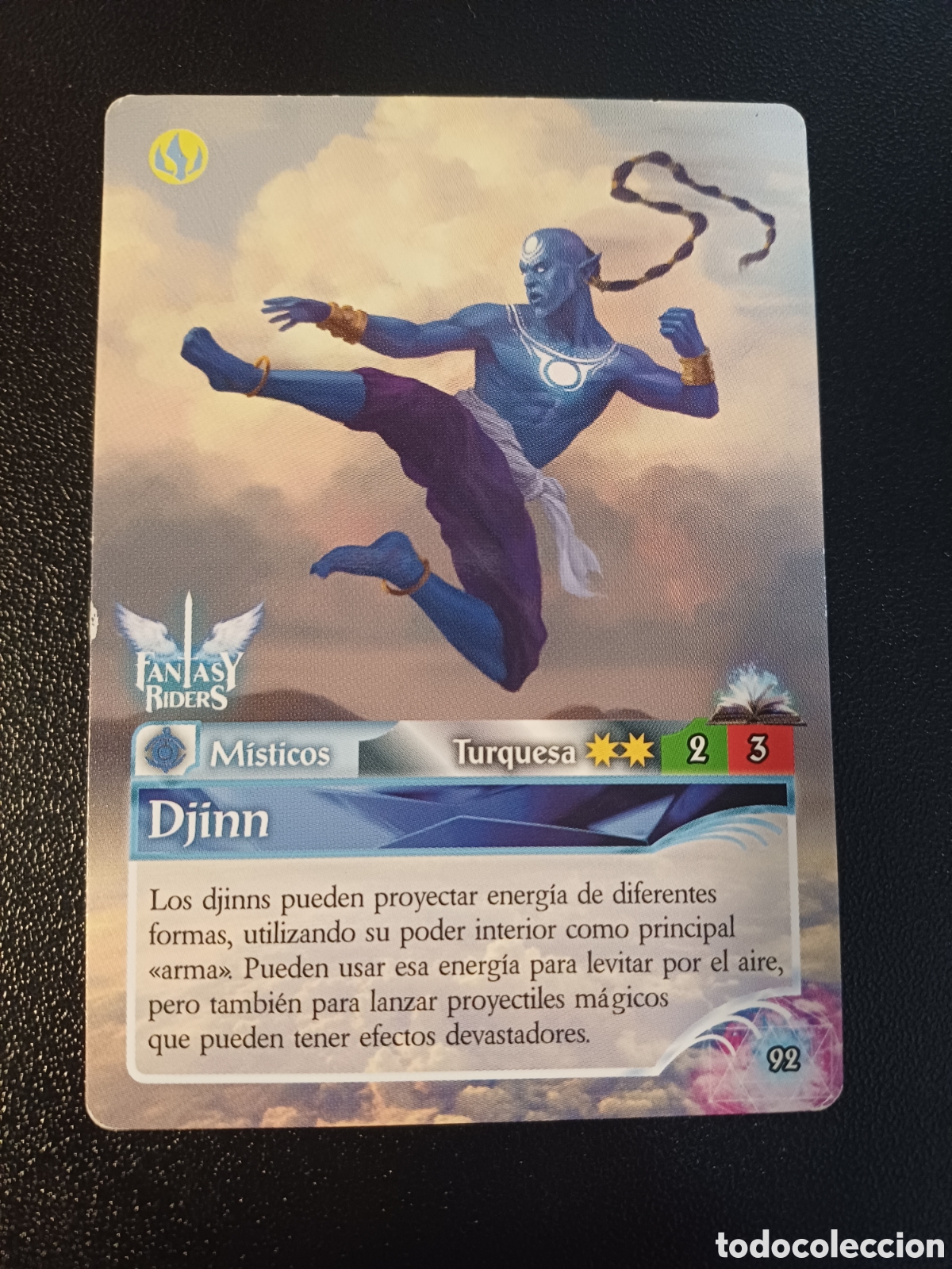 Figurine Collezionabili: #092 DJINN PANINI FANTASY RIDER 2018