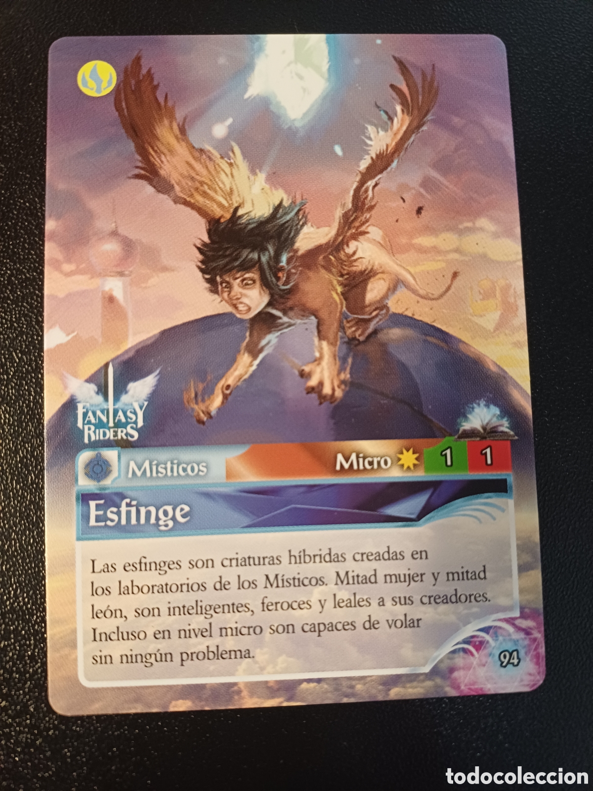 Cartes &agrave; &Eacute;changer: #094 ESFINGE MICRO PANINI FANTASY RIDER 2018