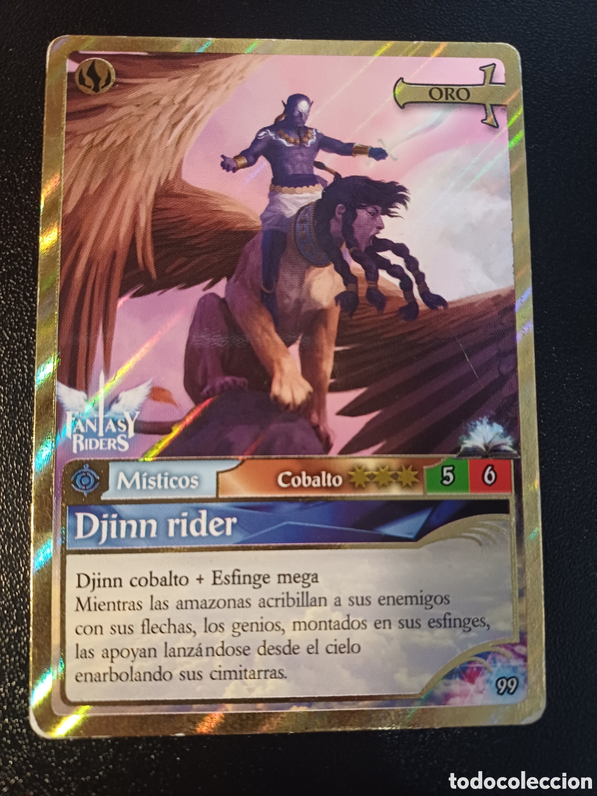 Sammelkarten: #099 DJINN RIDER ORO PANINI FANTASY RIDER 2018