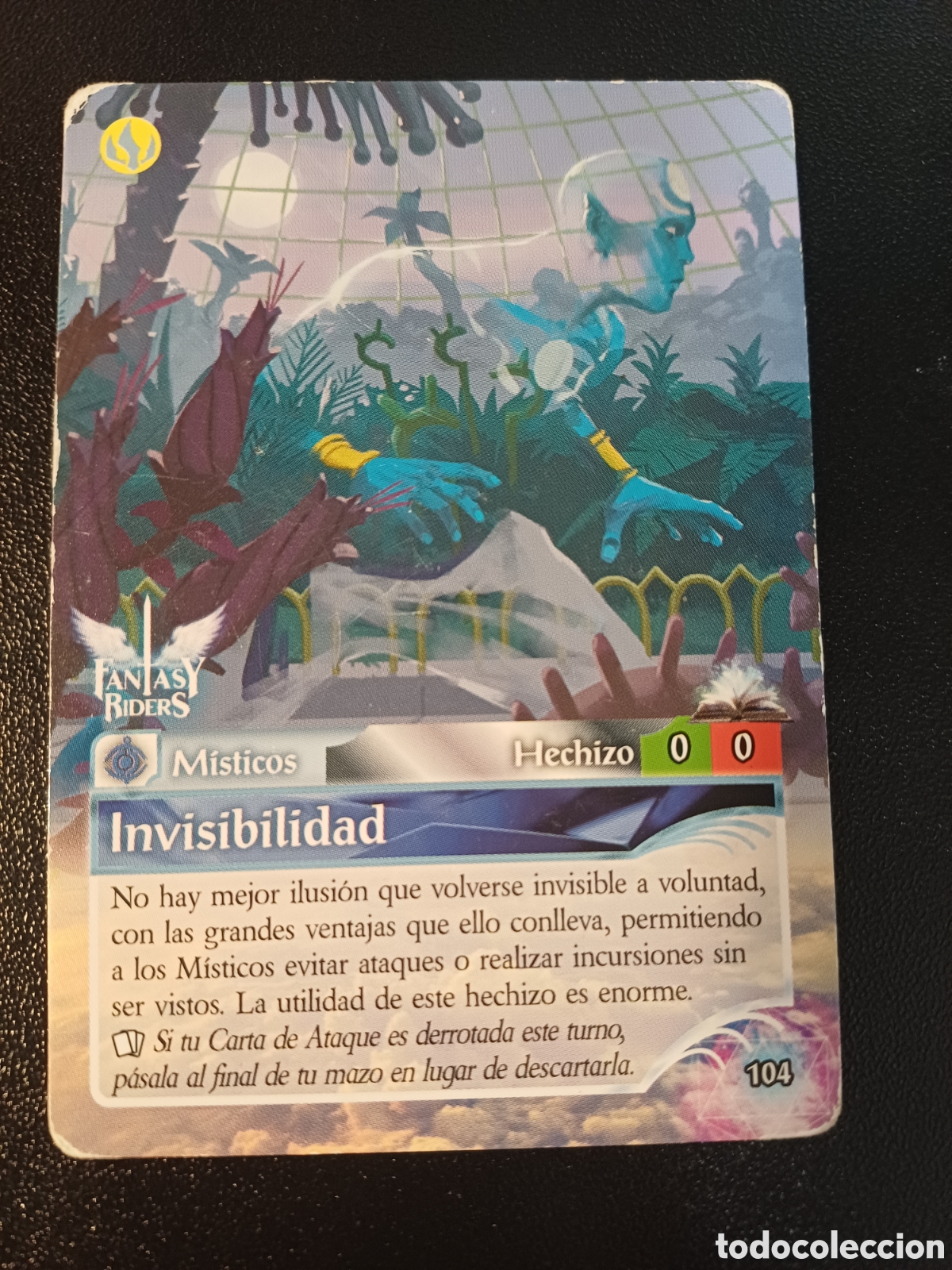 Trading Cards: #104 INVISIBILIDAD PANINI FANTASY RIDER 2018
