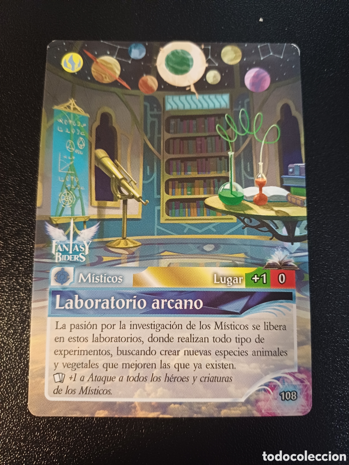 Trading Cards: #108 LABORATORIO ARCANO PANINI FANTASY RIDER 2018
