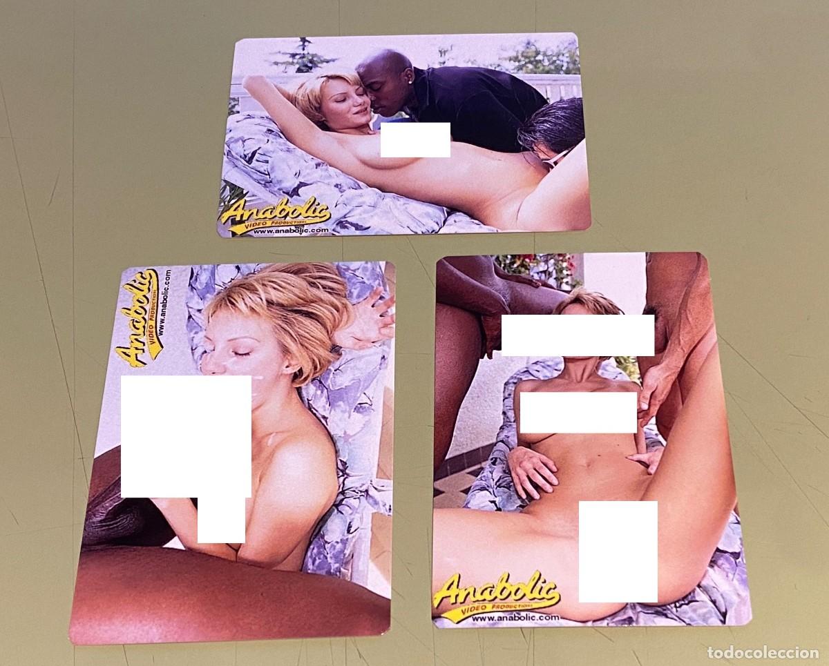 Trading Cards: 3 CARTAS: Greta Milos - World Sex Tour #16 ANABOLIC 1998 - DATACARD (00D)