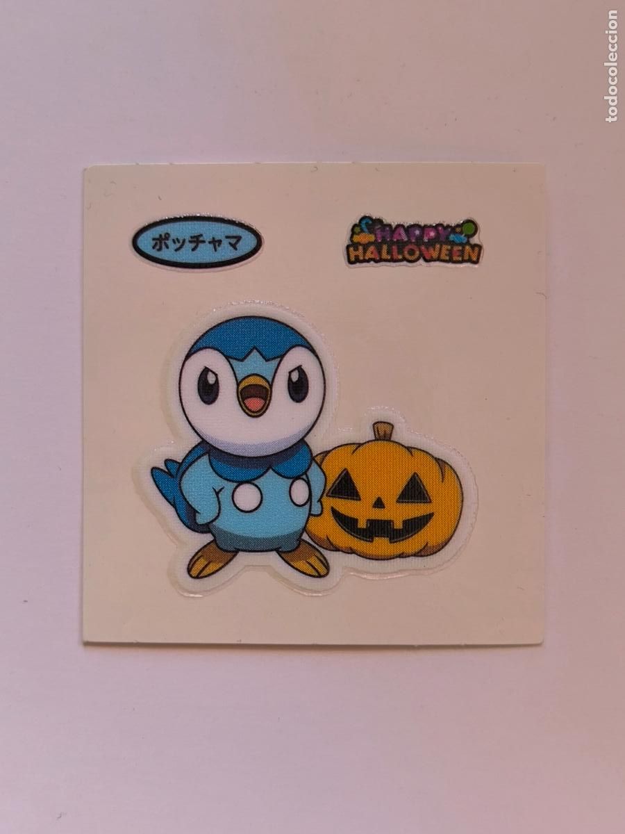 Trading Cards: POKEMON DAIICHI PAN - PIPLUP HALLOWEEN - DECO CHARA BREAD STICKER / SEAL - ORIGINAL JAPON (&Ntilde;7C5)