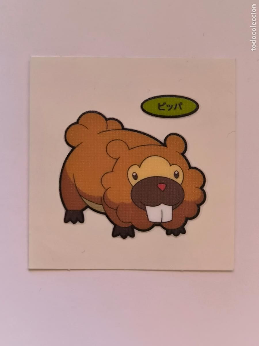 Cartas Colecion&aacute;veis: POKEMON DAIICHI PAN - BIDOOF - DECO CHARA BREAD STICKER / SEAL - ORIGINAL JAPON (&Ntilde;7C3)