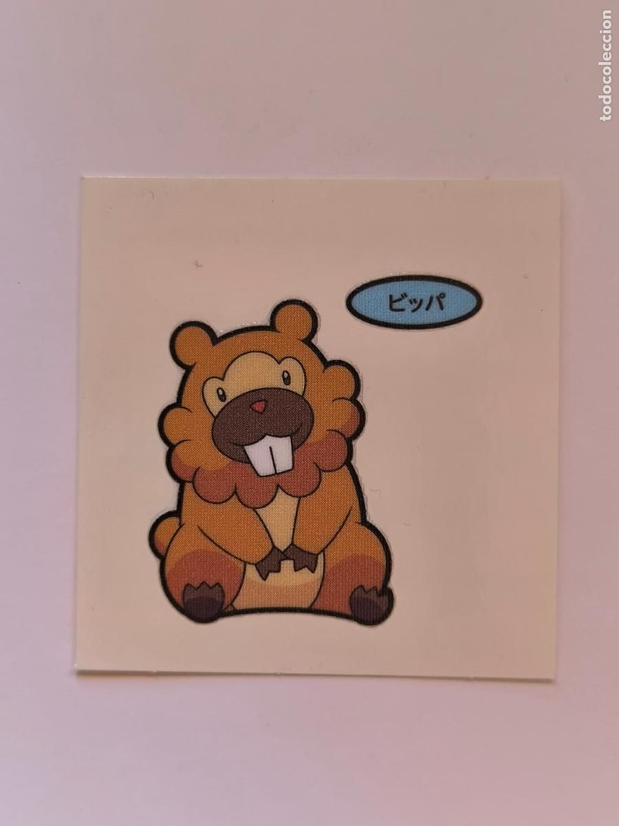 Trading Cards: POKEMON DAIICHI PAN - BIDOOF - DECO CHARA BREAD STICKER / SEAL - ORIGINAL JAPON (&Ntilde;7C4)
