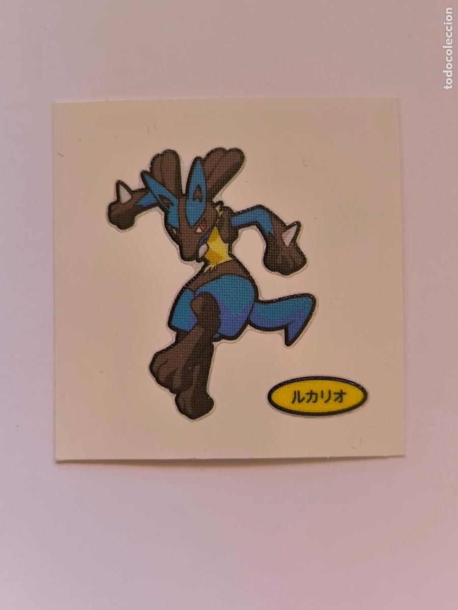 Trading Cards: POKEMON DAIICHI PAN - LUCARIO - DECO CHARA BREAD STICKER / SEAL - ORIGINAL JAPON (&Ntilde;7C3)