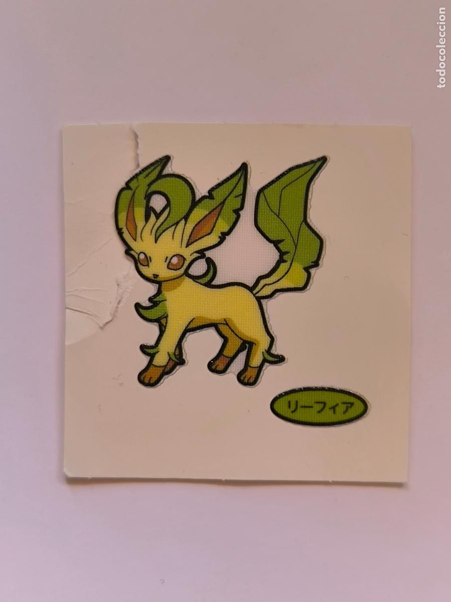 Trading Cards: POKEMON DAIICHI PAN - LEAFEON - DECO CHARA BREAD STICKER / SEAL - ORIGINAL JAPON (&Ntilde;7C4)