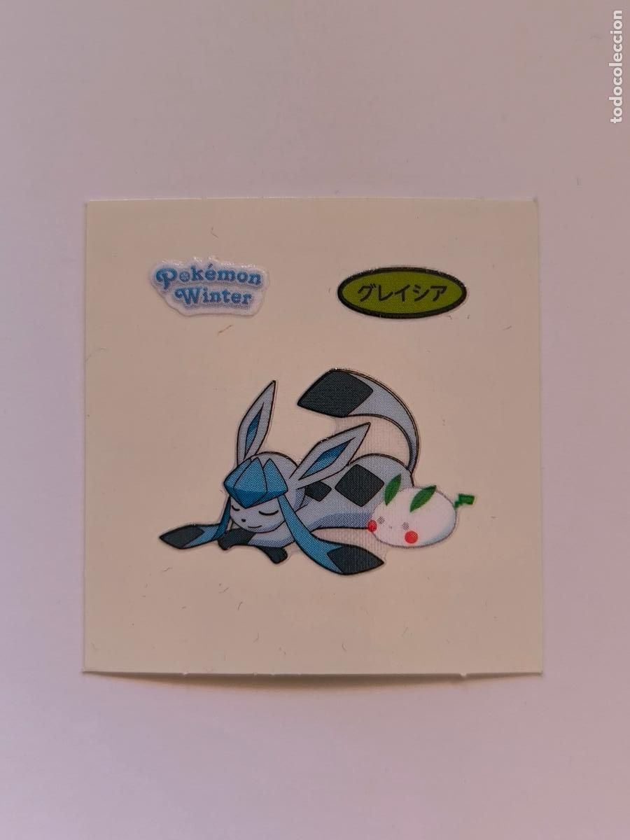 Trading Cards: POKEMON DAIICHI PAN - GLACEON WINTER - DECO CHARA BREAD STICKER / SEAL - ORIGINAL JAPON (&Ntilde;7C4)