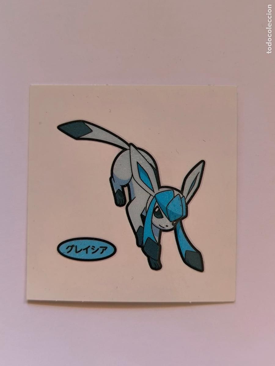 Trading Cards: POKEMON DAIICHI PAN - GLACEON - DECO CHARA BREAD STICKER / SEAL - ORIGINAL JAPON (&Ntilde;7C5)