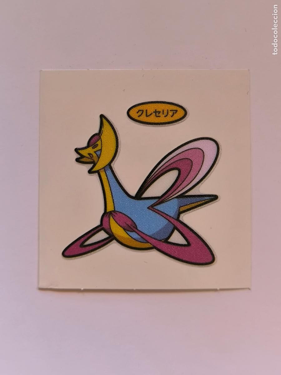 Cartas Colecion&aacute;veis: POKEMON DAIICHI PAN - CRESSELIA - DECO CHARA BREAD STICKER / SEAL - ORIGINAL JAPON (&Ntilde;7C4)