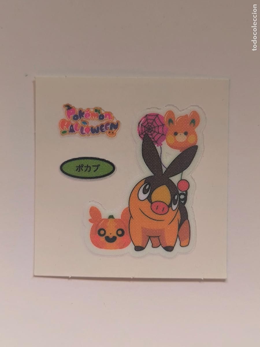 Cartas Colecion&aacute;veis: POKEMON DAIICHI PAN - TEPIG HALLOWEEN - DECO CHARA BREAD STICKER / SEAL - ORIGINAL JAPON (&Ntilde;7C4)