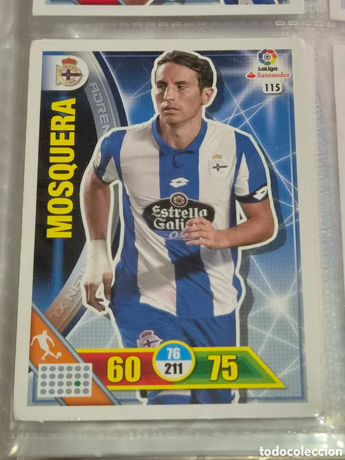 Trading Cards: 115 - MOSQUERA, DEPORTIVO ALBUM 2016 2017
