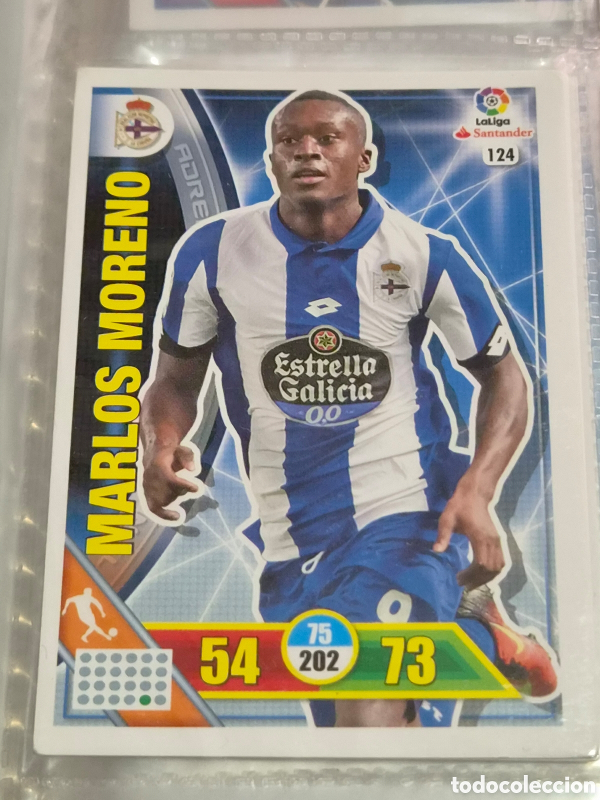 Trading Cards: 124 - MARCOS MORENO, DEPORTIVO ADRENALYN 2016 2017
