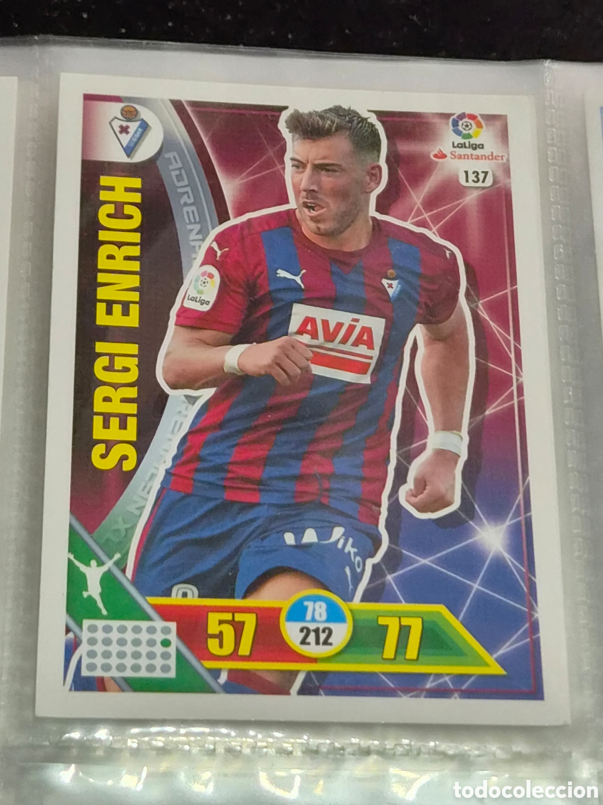 Trading Cards: 137 - SERGI ENRICH, EIBAR ADRENALYN 2016 2017