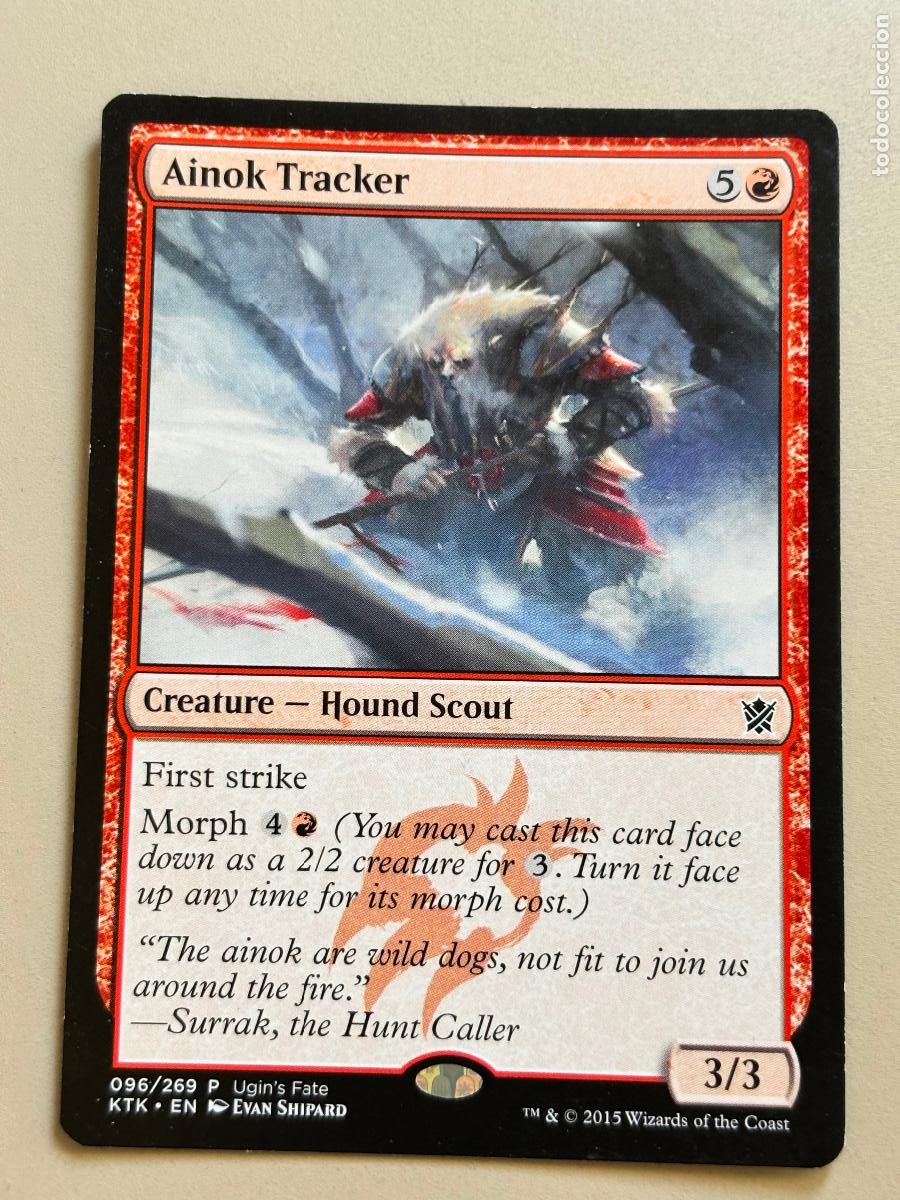 Trading Cards: MAGIC THE GATHERING - AINOK TRACKER ( KHANS OF TARKIR )