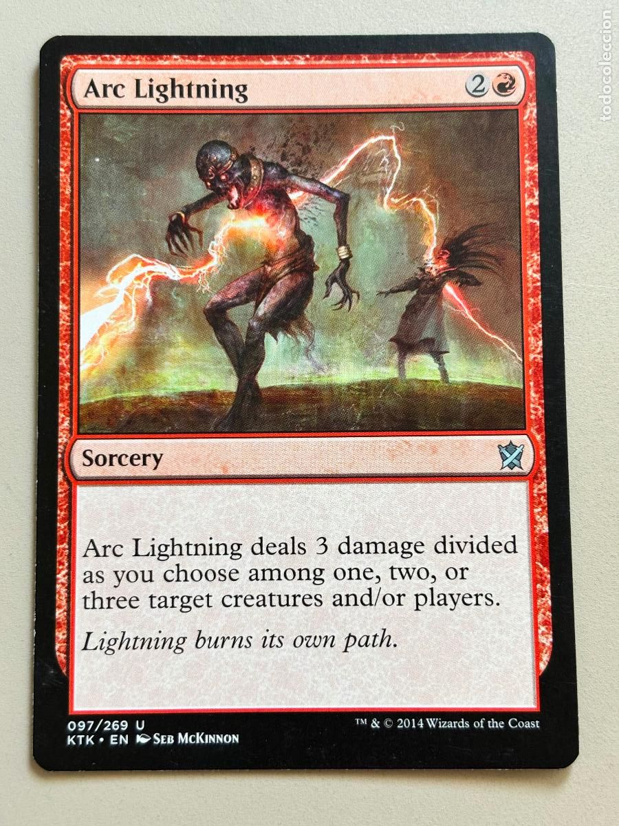 Trading Cards: MAGIC THE GATHERING - ARC LIGHTNING ( KHANS OF TARKIR )