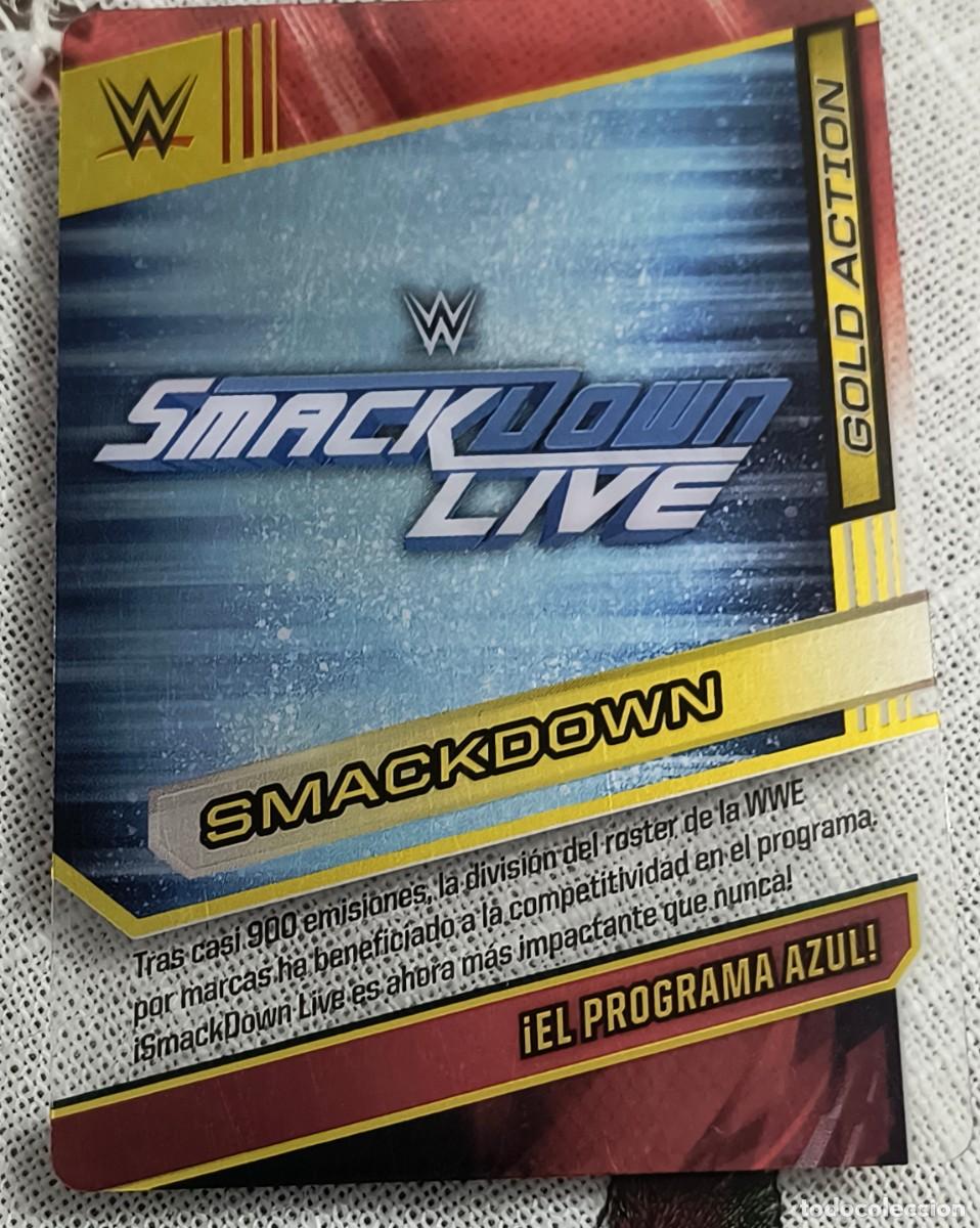 Trading Cards: TRADING CARD | WWE #114 SMACK DOWN LIVE - GOLD ACTION / PANINI