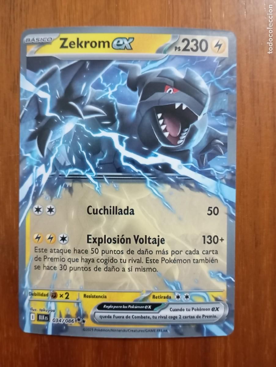 Trading Cards: CROMO POKEMON ZEKROM EX