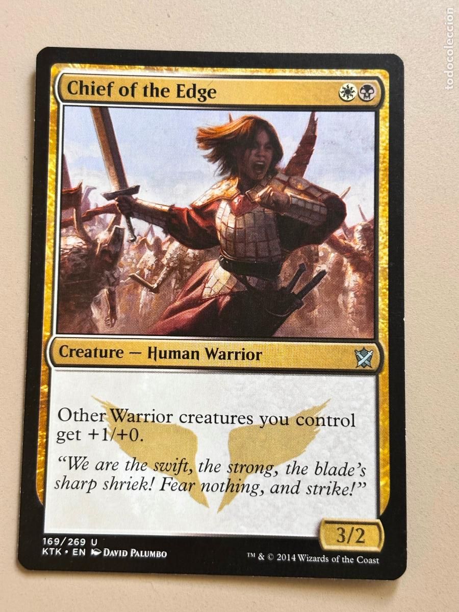 Trading Cards: MAGIC THE GATHERING - CHIEF OF THE EDGE( KHANS OF TARKIR )