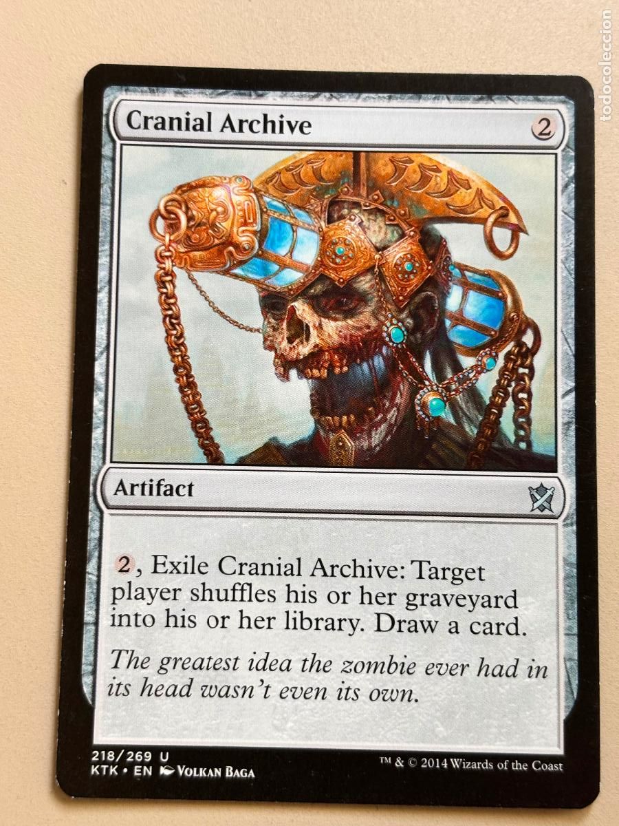 Trading Cards: MAGIC THE GATHERING - CRANIAL ARCHIVE ( KHANS OF TARKIR )